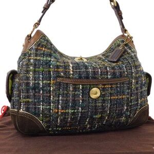 ISO POST: Coach Multicolor Tweed Shoulder Bag